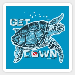 Turtle Dive: Get Down Sticker